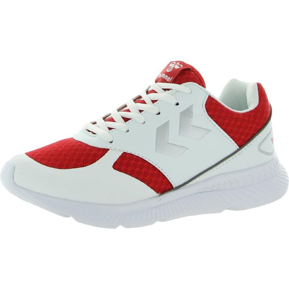Hummel Mens Handewitt White Low Top Casual and Fashion Sneakers Shoes NWT